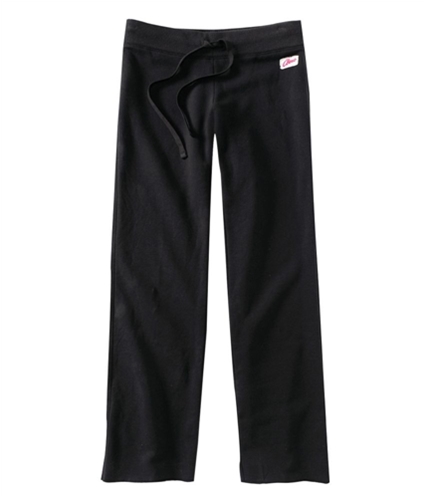 Aeropostale Womens Solid Comfort Fitweat Casual Sweatpants black S/34