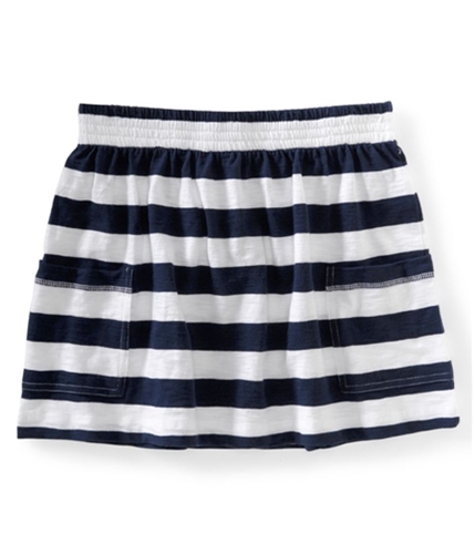 Aeropostale Womens Stripe Pocket Mini Skirt 404 XS