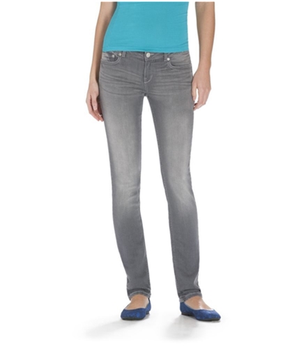 Aeropostale Womens Rhinestone Pockets Skinny Fit Jeans 125 00x32