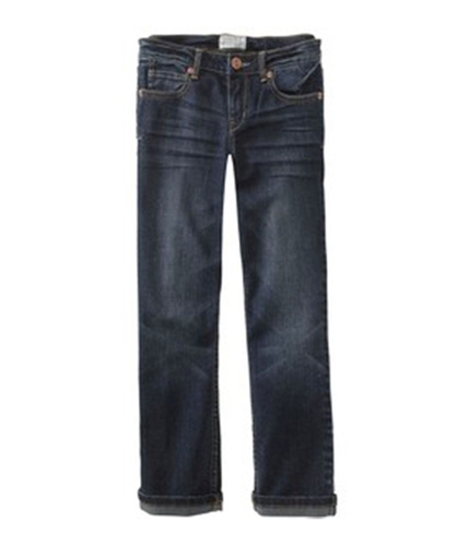 Aeropostale Womens 5 Pocket Regular Fit Jeans canoeblue 1/2x24