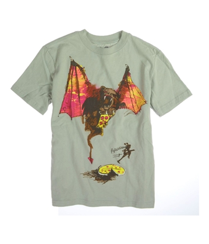 Aeropostale Boys P.s. Aaaggghhh! Ss Graphic T-Shirt patina S