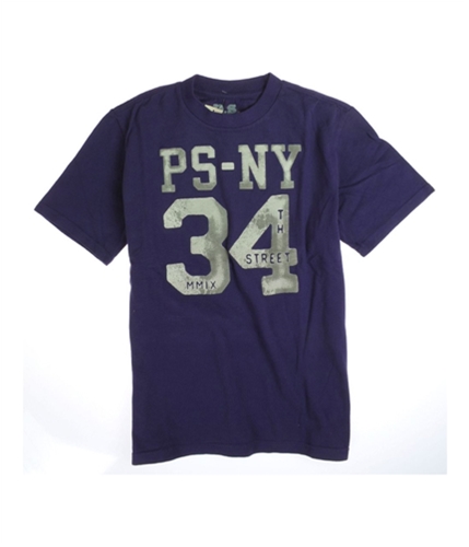 Aeropostale Boys P.s. Ps-ny 34th Street Graphic T-Shirt midnigh L