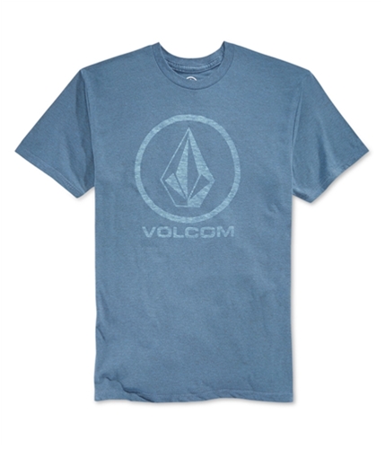 Volcom Mens Solid Skate Graphic T-Shirt indigo L