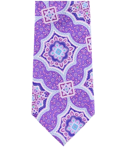 Geoffrey Beene Mens Medallion Culture Self-tied Necktie 500 One Size