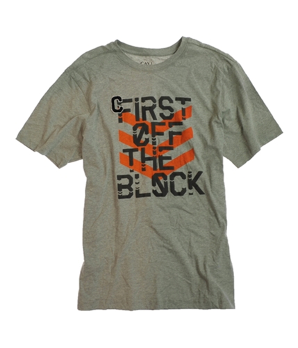 CAVI Mens Crew Neck Graphic T-Shirt heathergrey XL