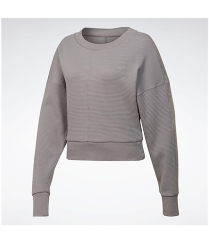 Reebok Womens Studio Layer Sweatshirt gray XXS