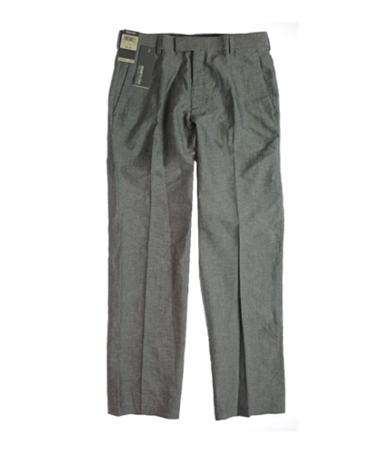 Kenneth Cole Mens Pln Linen Leno Dress Pants Slacks linenlenogrey 32x32