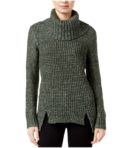 Kensie Womens Knit Pullover Sweater deepforestcombo XS