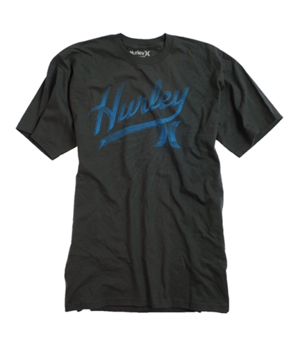 Hurley Mens 7th Inning Regular Fit Crew Neck Graphic T-Shirt gray XL