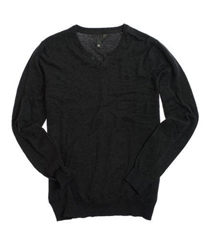 Element Mens 2 Button Pull Over Knit Sweater grh L