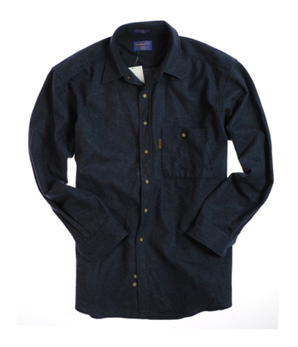Pendleton Mens Wool Button Up Shirt navy XL