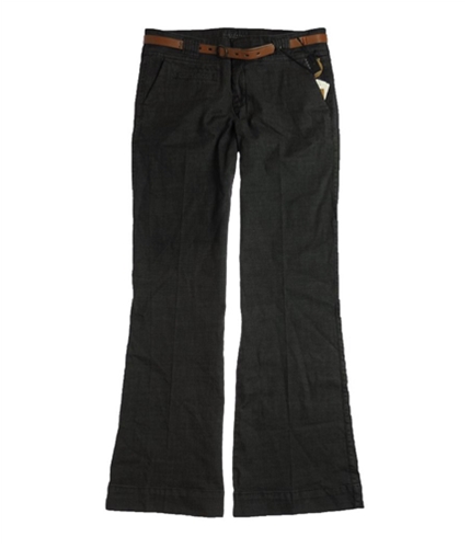 Sanctuary Clothing Womens Belted Chelsea Denim Wide Leg Jeans darksky 30x32