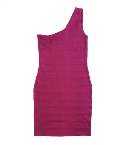 Pink Rose Womens Premium 1 Strap One Shoulder Dress pinktartar M