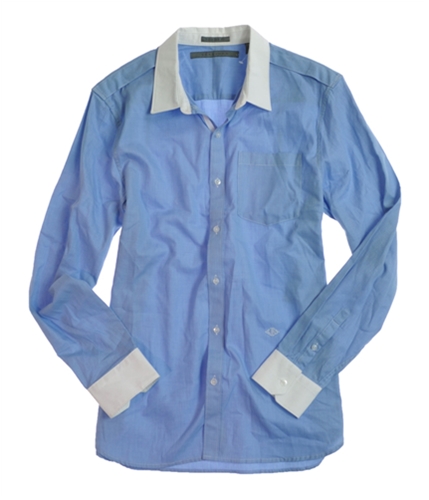 Sean John Mens Tailored Fit Ls Button Up Shirt frenchblue XL