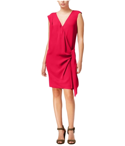Rachel Roy Womens Solid A-line Dress partypink XL