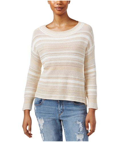 Rachel Roy Womens Striped Pullover Sweater whitebone M