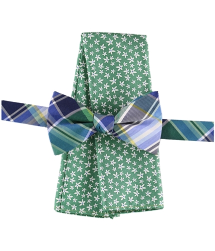 Tommy Hilfiger Mens Floral Neck Tie Set green One Size