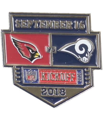 WinCraft Unisex Rams 2018 Kickoff Pin Brooche nvyred