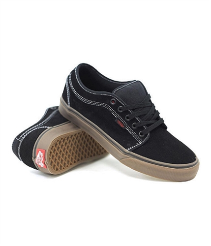 Vans Mens Chukka Low Leather Skate Sneakers andrewallenblackgum 6.5