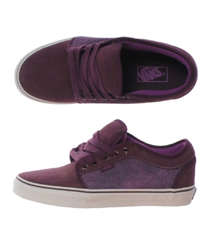 Vans Mens Chukka Low Suede Skateboard Sneakers purplepurplewhite 9