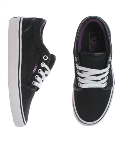 Vans Womens Chukka Low Skate Sneakers textileblackpurple 10.5
