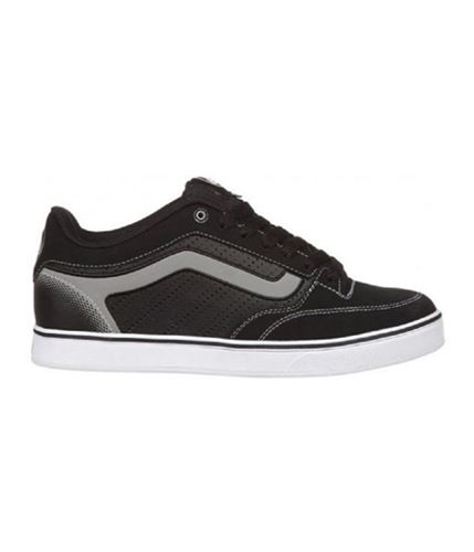 Vans Unisex Whip 3 Low Leather Upper Skate Sneakers blackmidgrey M6.5 W8