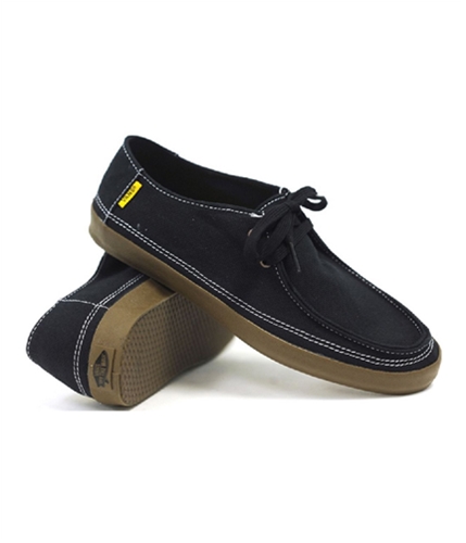Vans Mens Rata Vulc Hemp Skateboard Sneakers hempblacklemonchrome 6.5