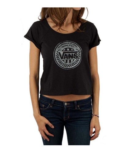 Vans Womens G Shield Ss Crew Neck Graphic T-Shirt 047 L