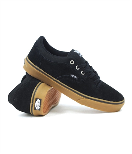 Vans Mens Rowley Style 99' S Suede/canvas Skate Sneakers blackgum 7