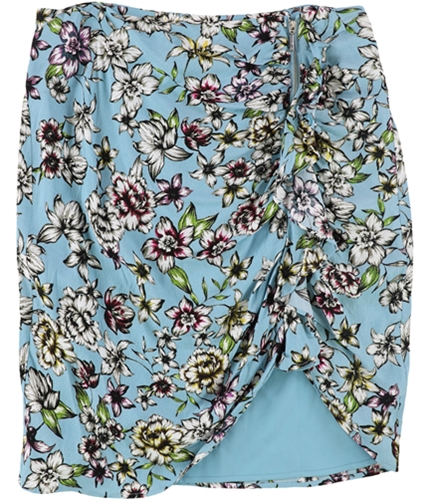 GUESS Womens Floral Pencil Skirt bluewave 0