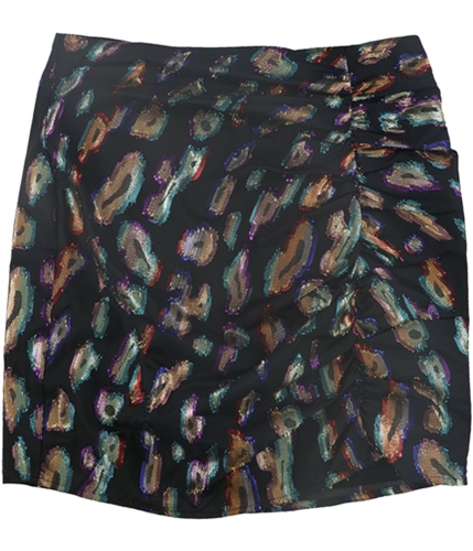 GUESS Womens Inari Jacquard Mini Skirt jetblackmulti 0