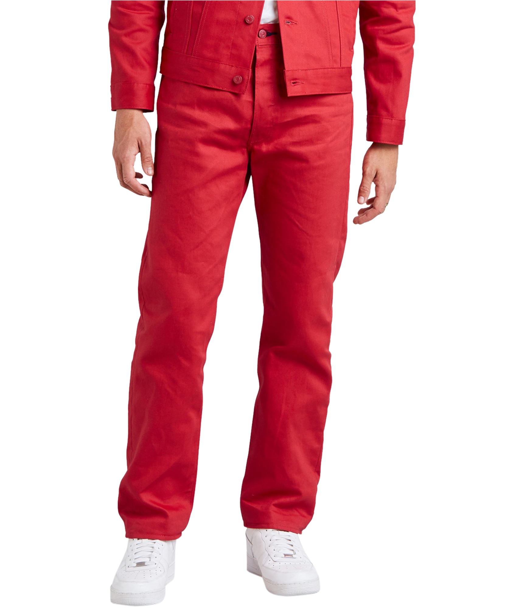 red levi jeans womens
