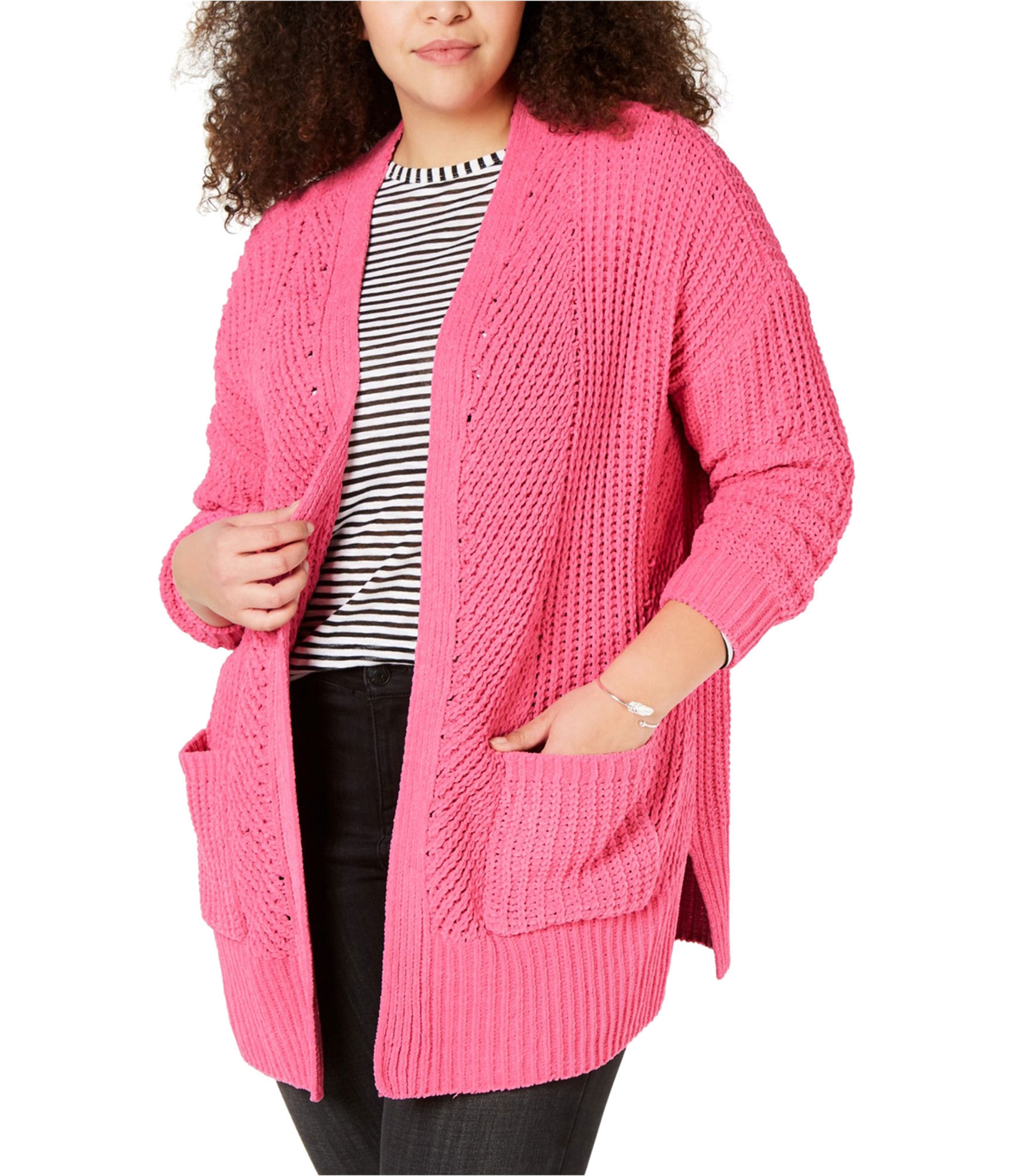 chenille cardigan sweater