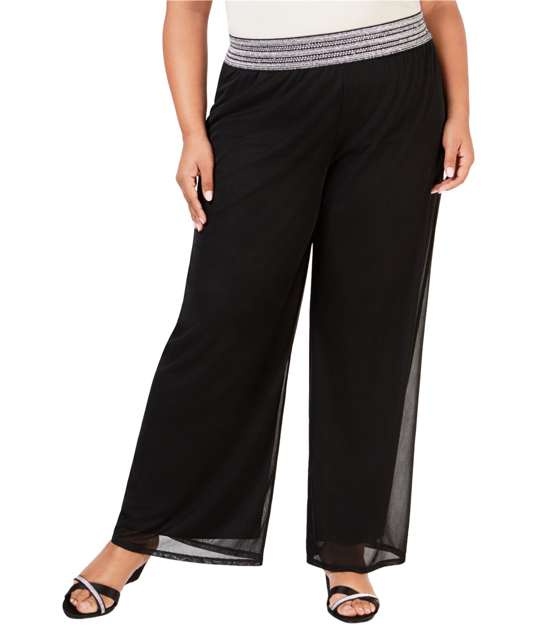 Jm Collection Womens Pull-On Casual Wide Leg Pants | eBay