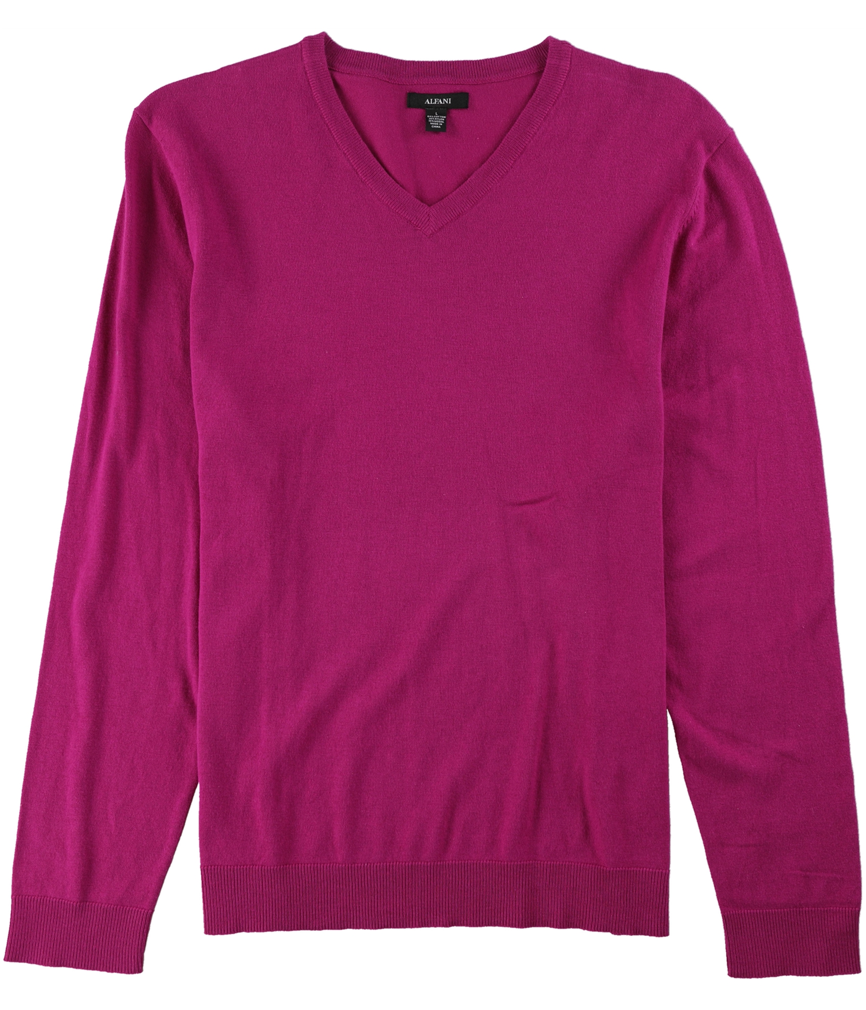mens pink v neck sweater