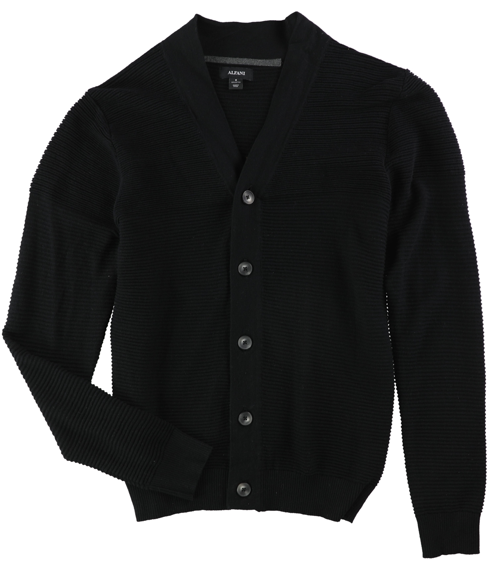 Alfani Mens Ribbed Cardigan Sweater | eBay