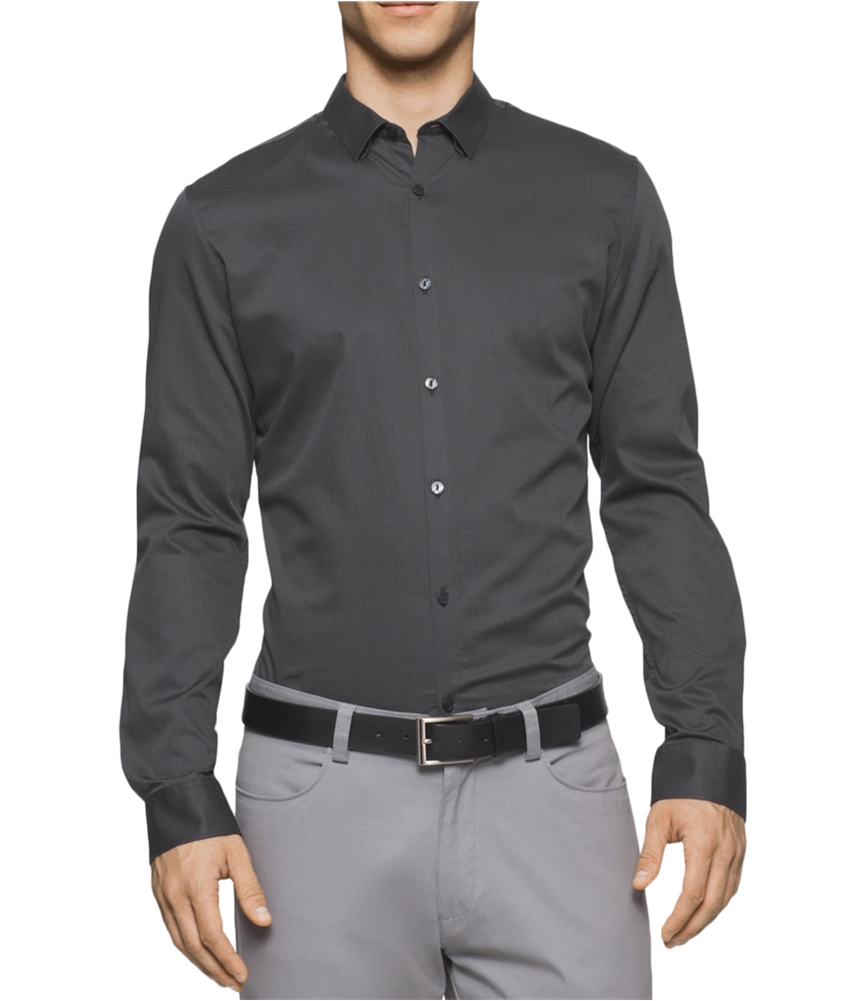 calvin klein button up dress