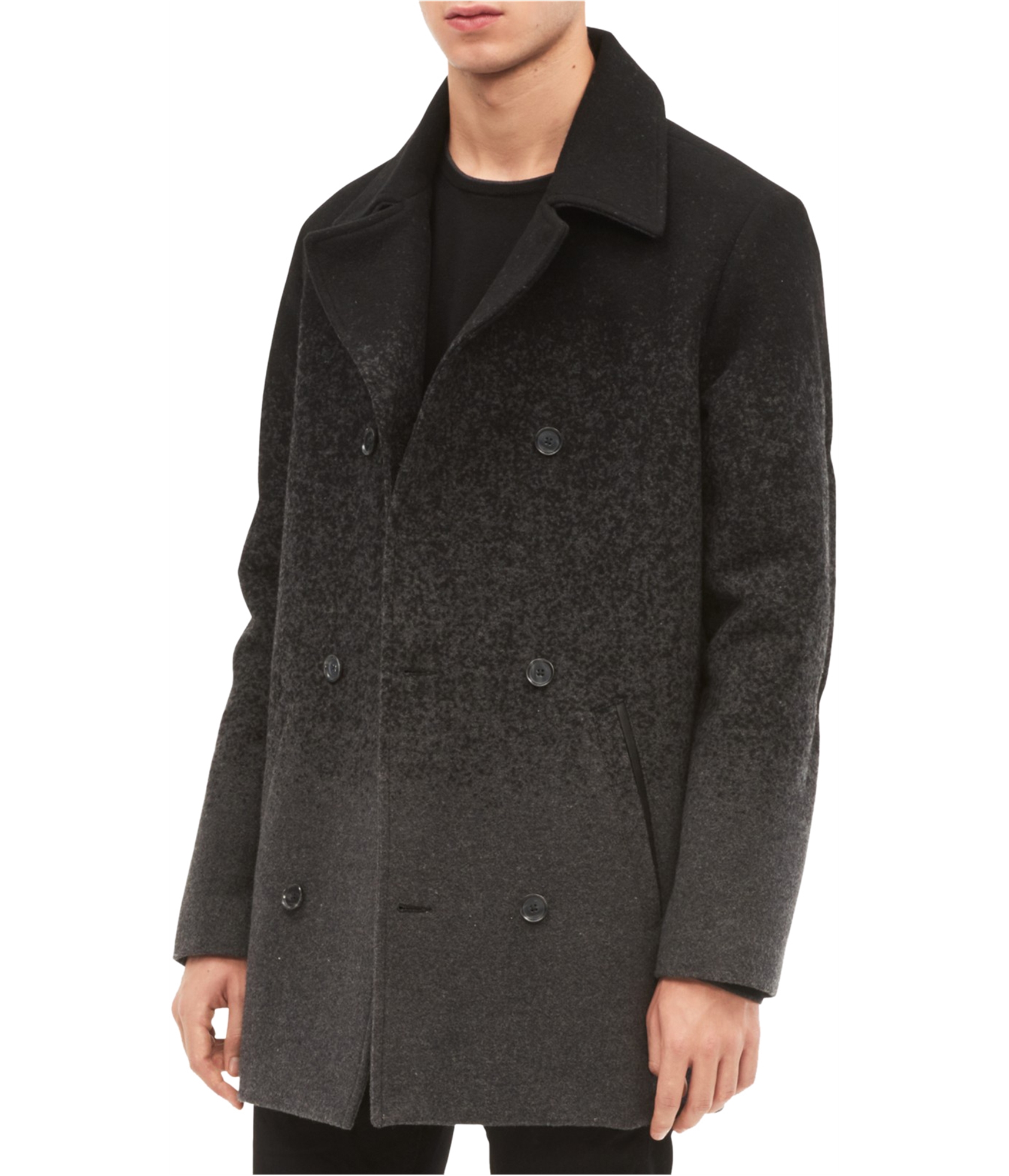 Calvin Klein Mens Ombre Pea Coat | eBay