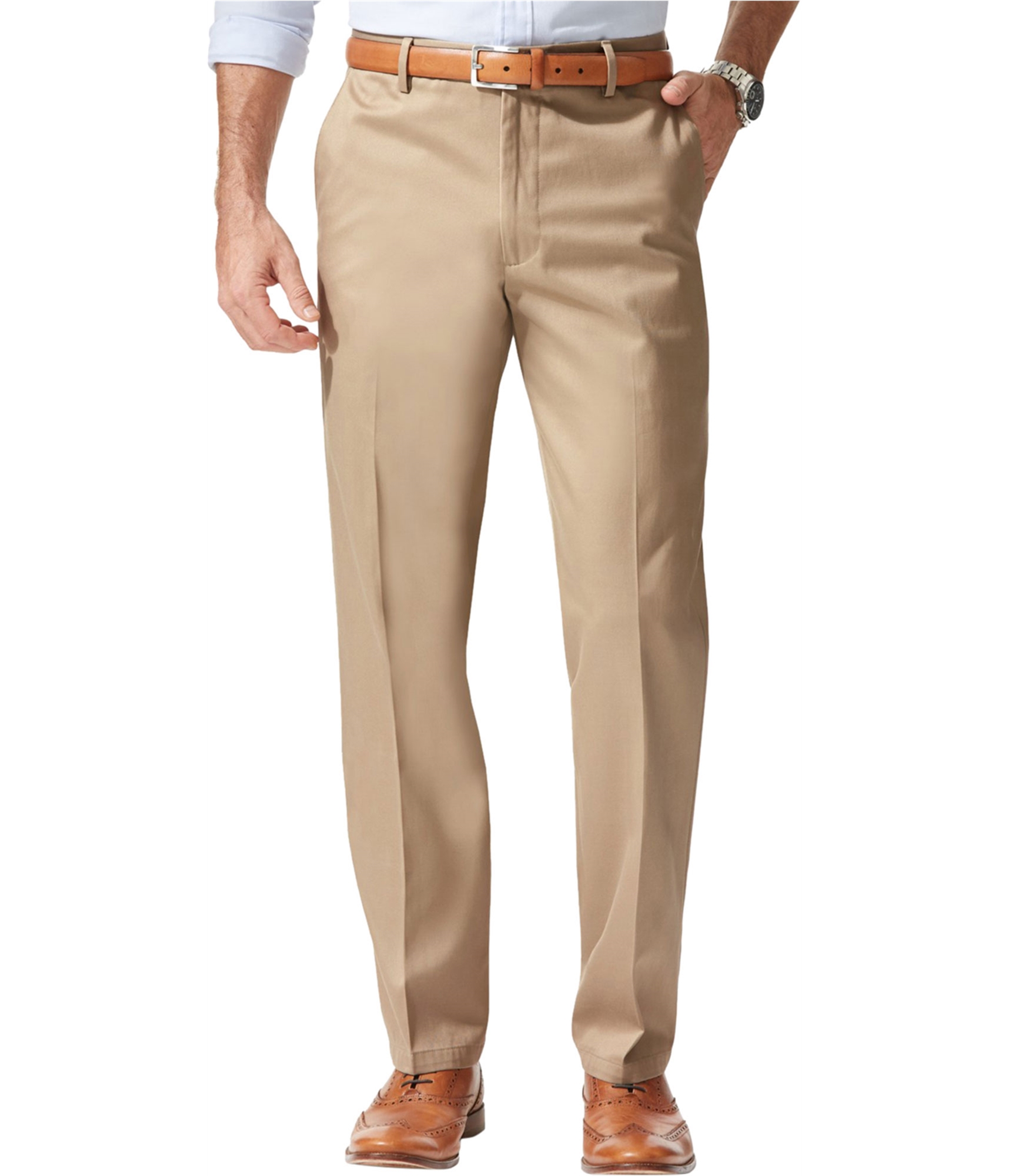 mens dockers best pressed khaki pants 34x34 timber beige for sale ...