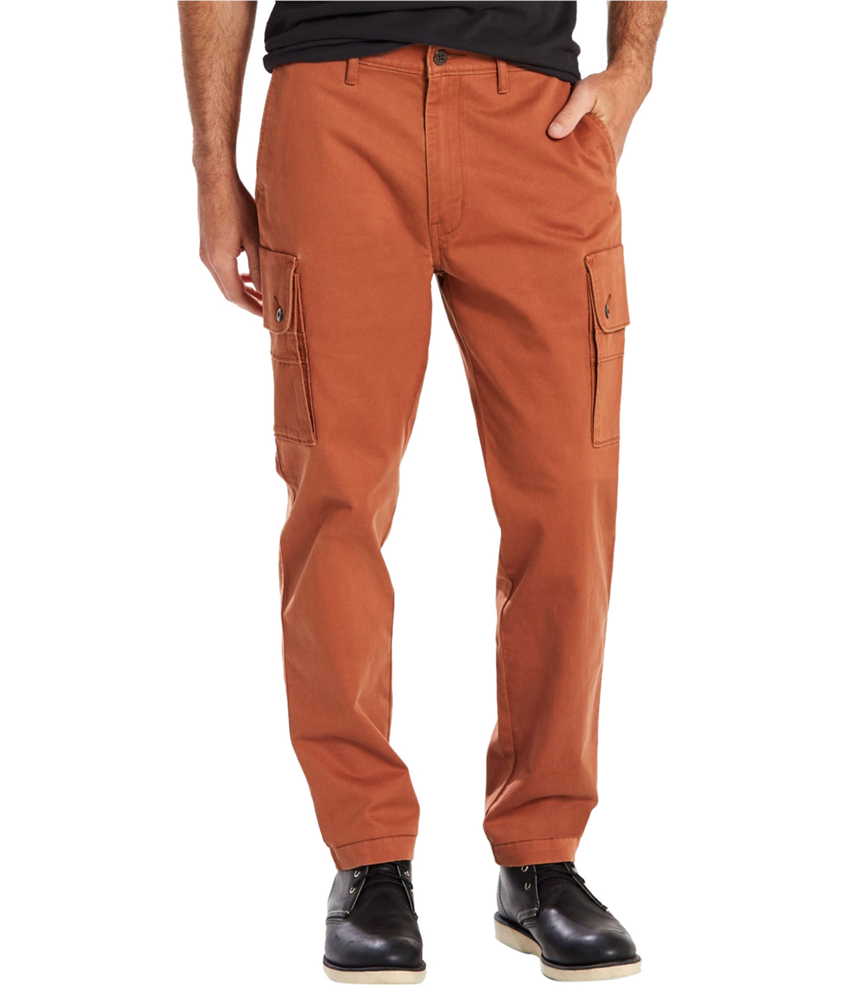 Levi's Mens Orange Size 28x30 Slim Fit Tapered Cargo Stretch Pants #439 ...
