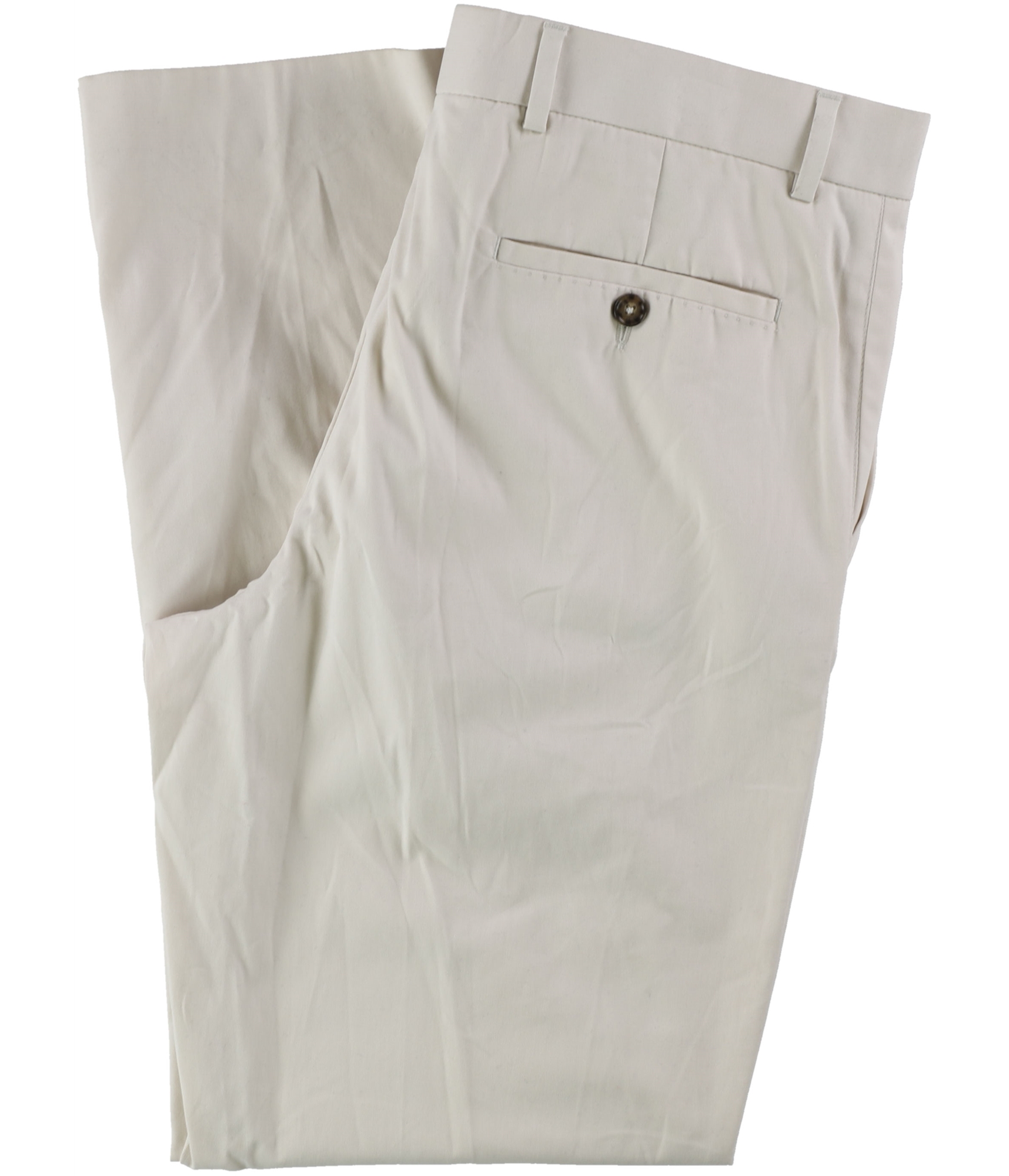 NWT Tasso Elba Men's Size 38 T x 34 White Fog Signature Chino Pants $79.50