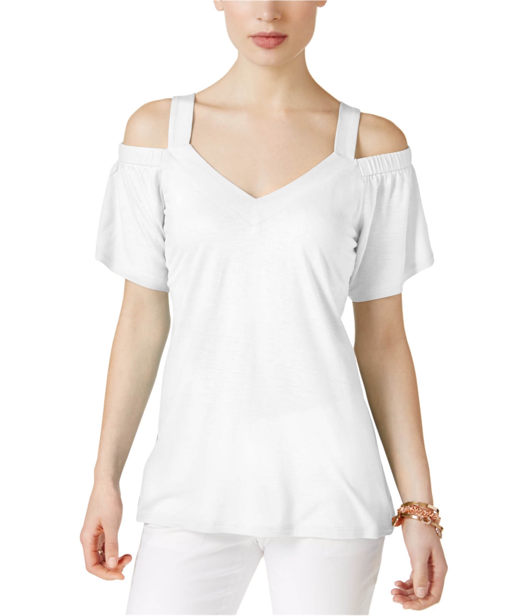 off the shoulder basic tee