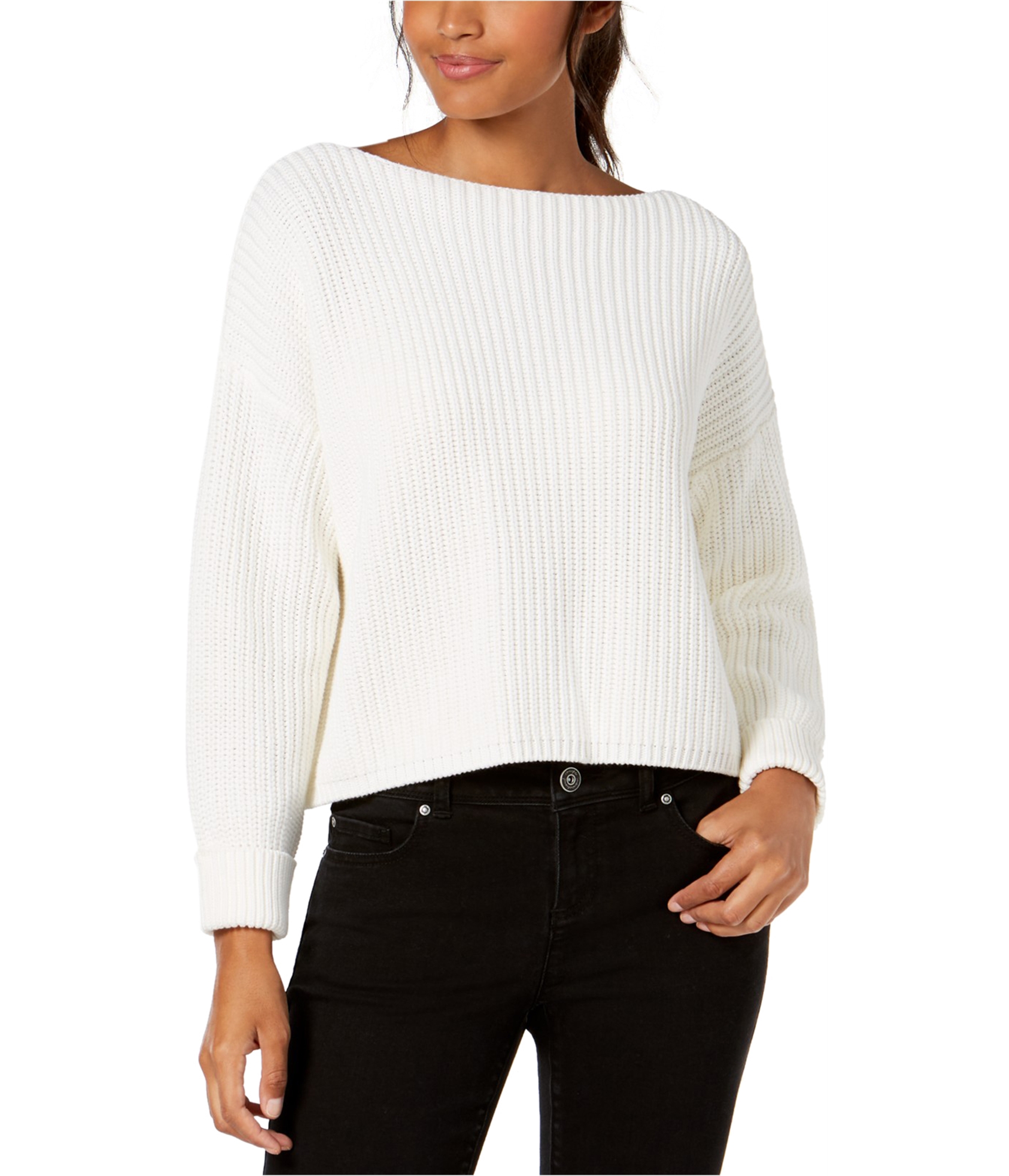 French Connection Womens Millie Pullover Sweater, White, Large | eBay