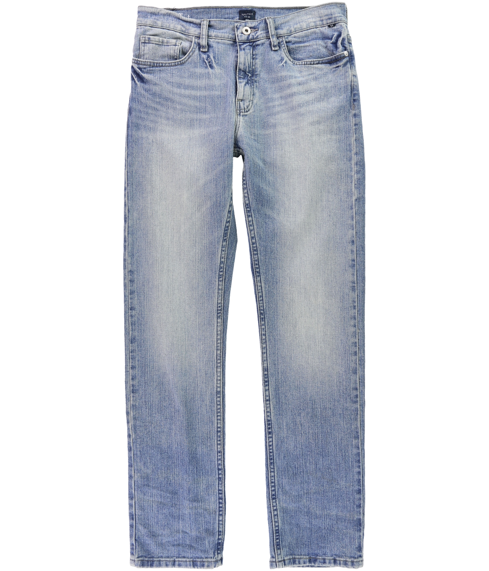 Nautica Mens Est. 83 Stretch Straight Leg Jeans, Blue, 30W x 32L | eBay