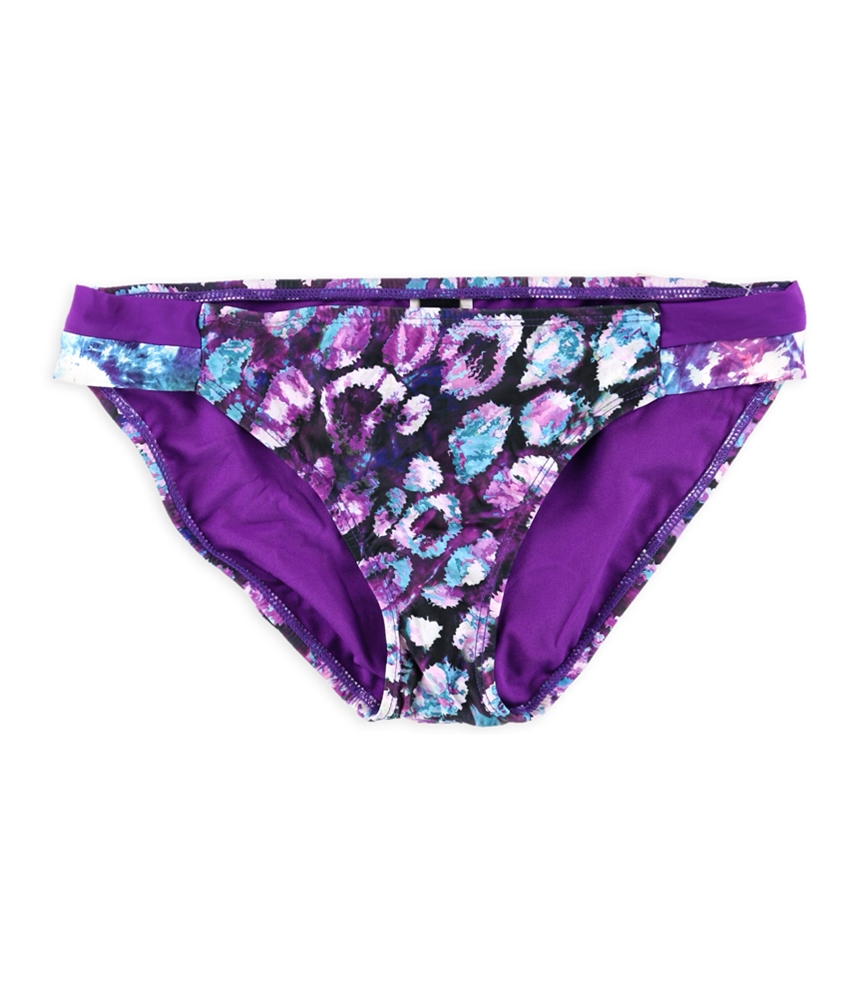 Becca Womens Printed Side Tab Bikini Swim Bottom for sale online