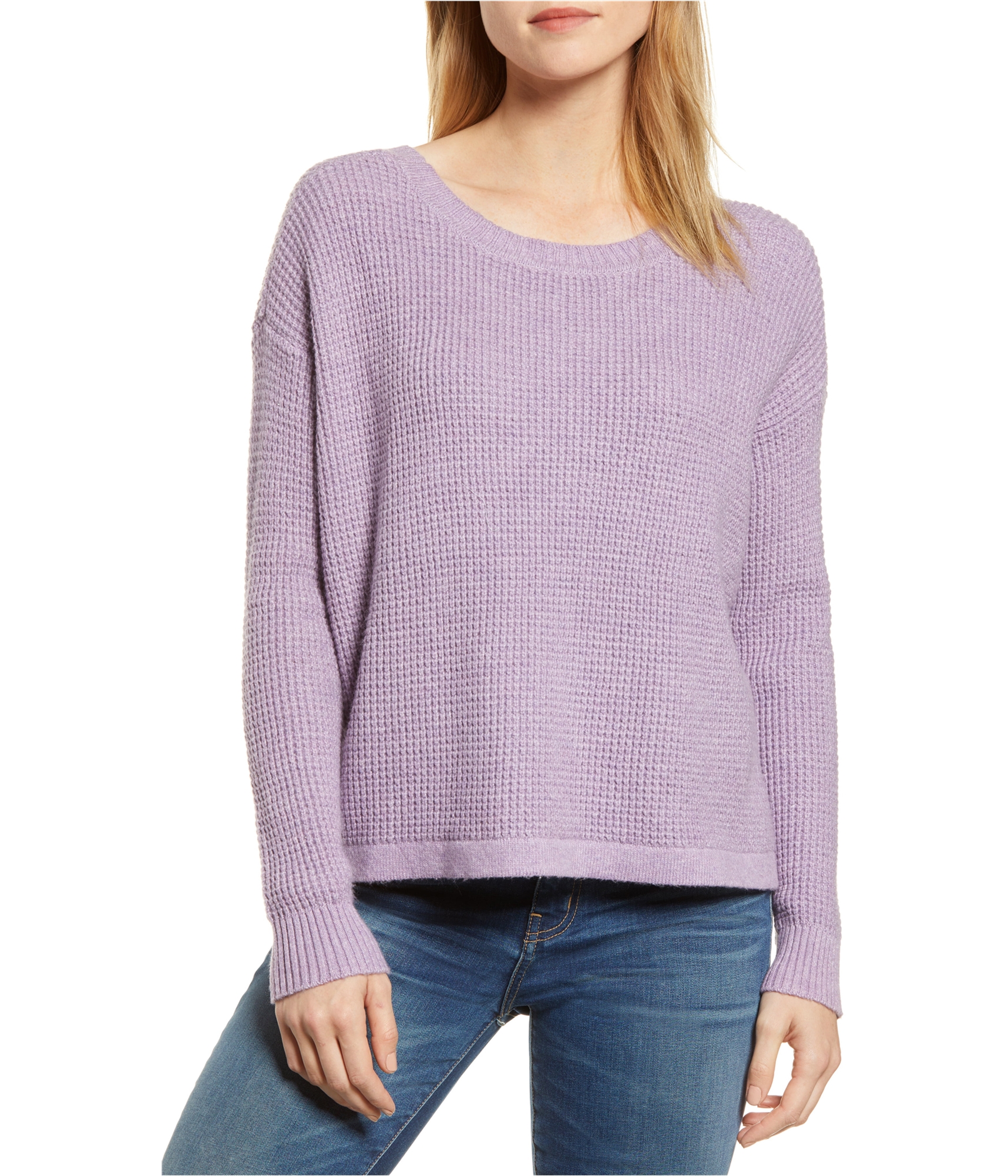 1.State Womens Lace Up Back Pullover Sweater eBay