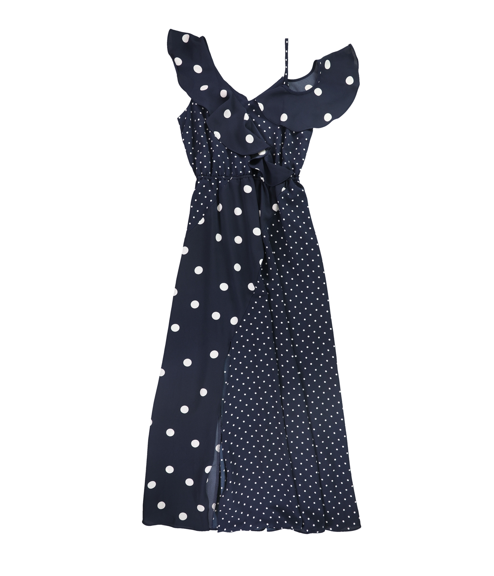 bar III Womens Dot Maxi Dress, Blue, X-Small | eBay