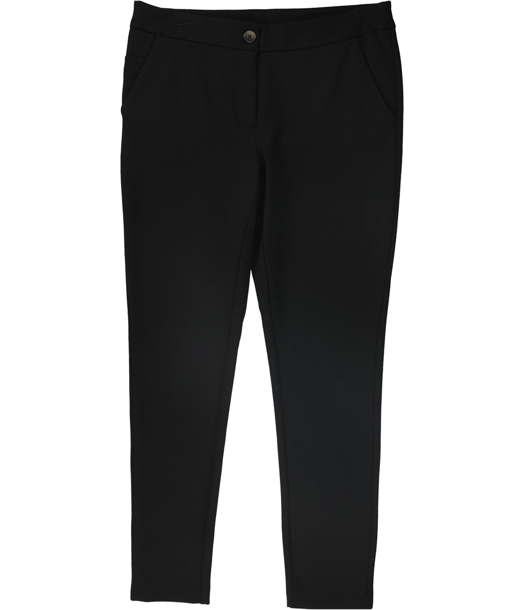 Alfani Womens Solid Casual Trouser Pants, Black, 6 | eBay