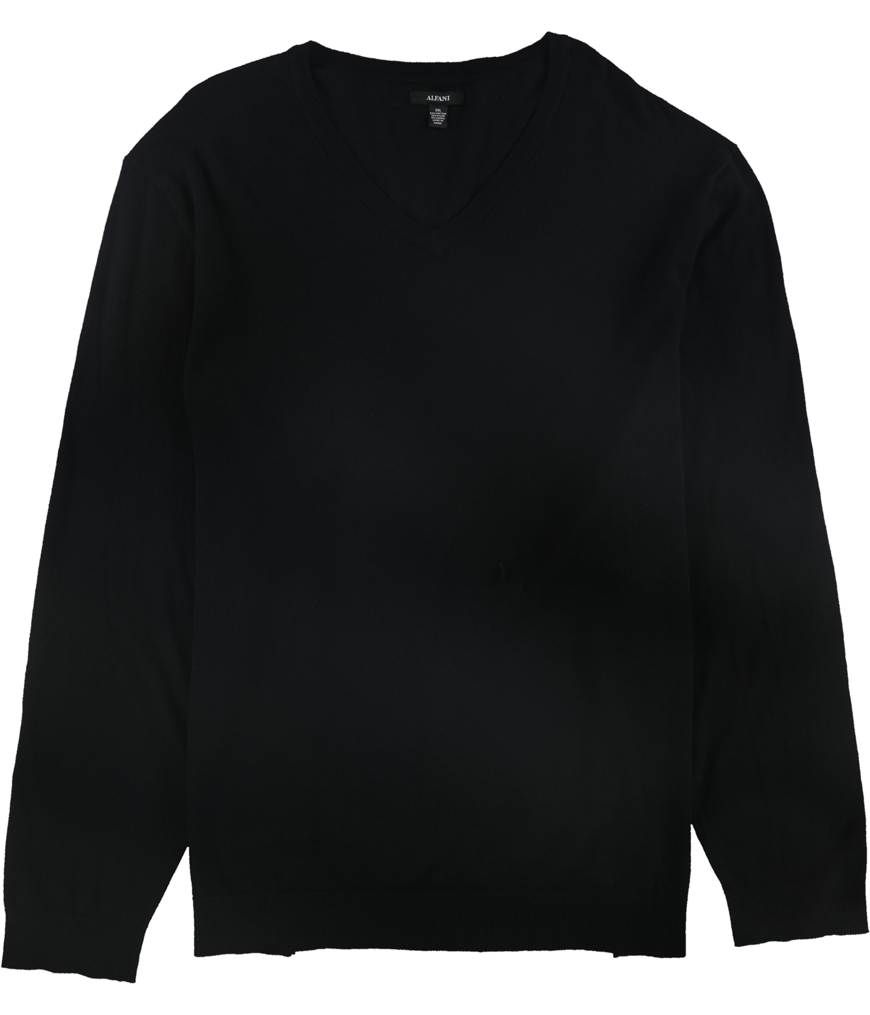 Alfani Mens V-Neck Pullover Sweater, Black, XXX-Large | eBay