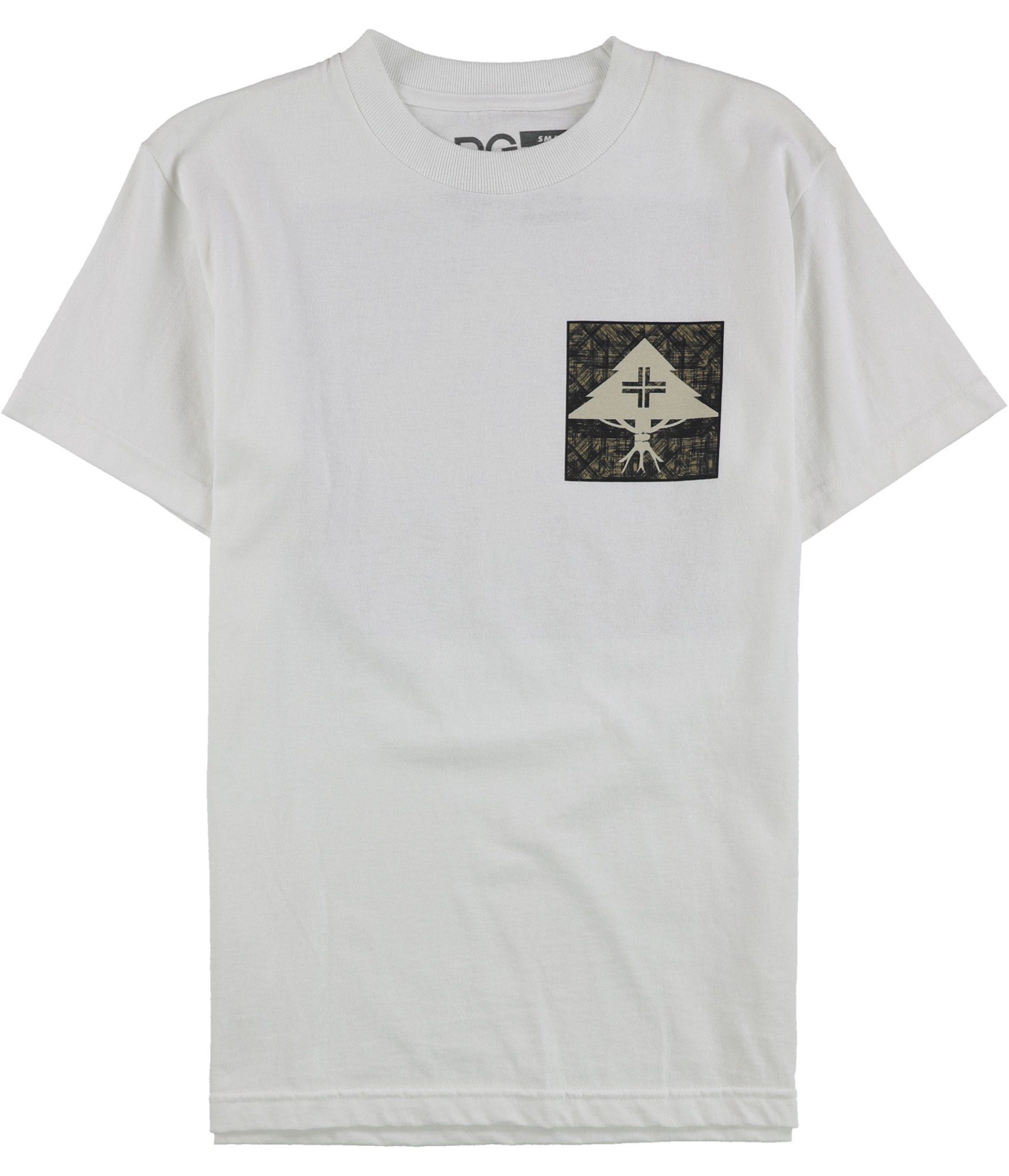 LRG Mens Square Logo Graphic T-Shirt, White, Small | eBay
